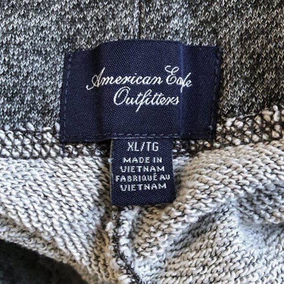 American Eagle Heather Gray Zip Pocket Jogger Pant - Picture 6 of 8